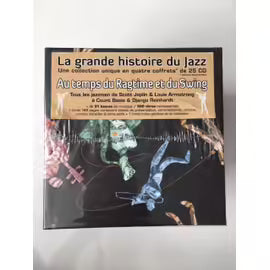 La Grande Histoire Du Jazz : Au Temps Du Ragtime Et Du Swing 1898-1952 (Coffret 25 Cd)