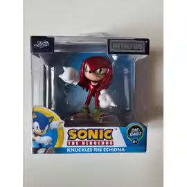 Sonic : Figurine Huckles L'echidne Rouge (Knuckles The Echidna) / Figurine Metallique Metalfigs